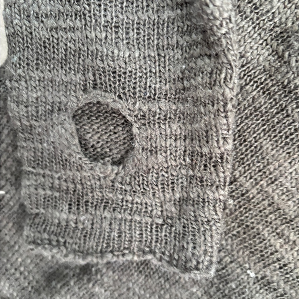 Tiger of Sweden Charcoal Knit Pullover size x large excellent condition long - Picture 8 of 8
